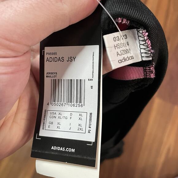 NWT Adidas Men’s XL Slim Fit Inter Miami CF 23/24 Lionel Messi Away Jersey Black - Picture 4 of 9